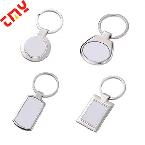 Selling Golden Supplier Wholesale Personalized Diy Custom Photo Insert Double Sided Blank Metal Sublimation Keychain