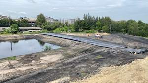 Géomembranes en HDPE pour bassin à poissons 20 millésimes gris Prix - Product Image 3