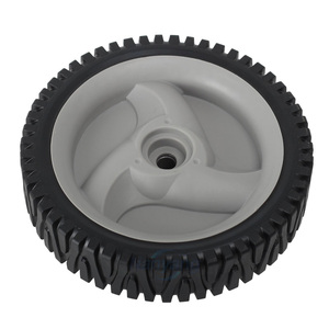 8x1.75" Lawn Mower <b>Wheels</b> 8 Inch Front Drive <b>Wheel</b> Assembly Replacement 583719501 194231X460 Drive Gear <b>Plastic</b> <b>Wheels</b> - Product Image 3
