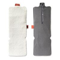 Coussin chauffant pour siège de bureau en polaire, alimenté par batterie USB, pour soulager les douleurs dorsales