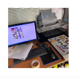 غشاء طابعة نافثة للحبر SEDEX / <span class=keywords><strong>Disney</strong></span> المحمول ثلاثي الأعلى CMYK W audily نقل الحرارة للطونر الأبيض DTF - Product Image 2