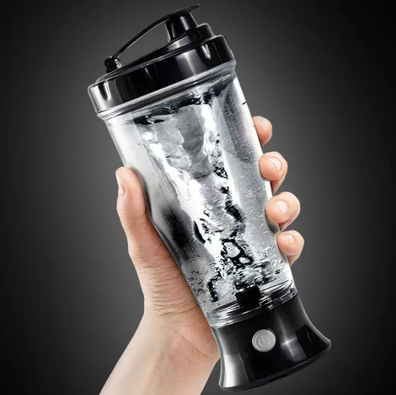Electric Milk Powder Coffee Stir Protein mixer shaker bottle for Gym Fitness Shaker Bottle Plastic Water Drinking Cup Bpa Free