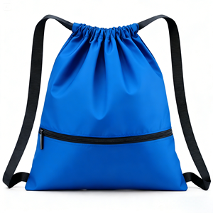 Hot Sale Waterproof Fashion Polyester Sports Drawstring Backpack Mesh Custom Logo Fitness Bags for Promotion