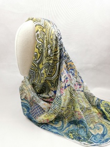Pañuelos <span class=keywords><strong>Hijab</strong></span> Musulmanes con Estampado <span class=keywords><strong>de</strong></span> Flores <span class=keywords><strong>de</strong></span> Anacardo <span class=keywords><strong>de</strong></span> Moda, Gran Venta 2022, para Mujer - Product Image 5
