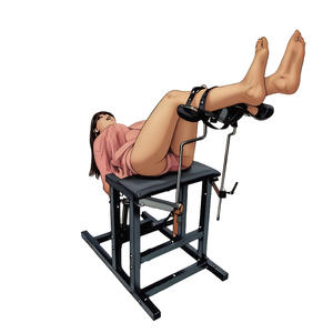 Bondage esclave formation sexe chaise BDSM Bondage meubles tabouret multi-fonction retenue chaise amusante avec pistolet Machine - Product Image 4