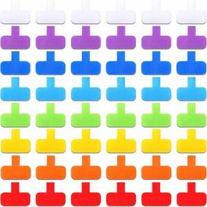 Étiquettes autocollantes écologiques en nylon pour écriture, solutions industrielles codées par couleur pour fils et câbles, multi-usages avec boucle auto-agrippante - Product Image 2