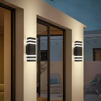 Lampu Dinding Luar Ruangan Modern Courtyard E27 GU10, Lampu Taman/Lampu Dinding LED/Lampu LED Dinding