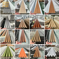 Panel Dinding Indoor Harga Terbaik Panel Dinding WPC Beralur untuk Dekorasi Dinding