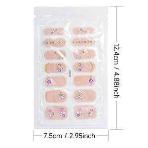 14 Puntas de <span class=keywords><strong>Uñas</strong></span> Postizas Coloridas de Larga Duración, Adhesivos de <span class=keywords><strong>Gel</strong></span> <span class=keywords><strong>para</strong></span> <span class=keywords><strong>Uñas</strong></span>, Parches de <span class=keywords><strong>Gel</strong></span> <span class=keywords><strong>para</strong></span> <span class=keywords><strong>Uñas</strong></span>, Pegatinas de <span class=keywords><strong>Uñas</strong></span> de <span class=keywords><strong>Gel</strong></span>, Sin Necesidad de Lámpara UV - Product Image 6