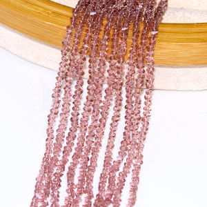 Cuentas de cristal facetadas triangulares de 2/3/4/6mm a la moda para fabricación de joyería DIY pulsera collar pendiente encantos cuentas de semillas de vidrio - Product Image 4
