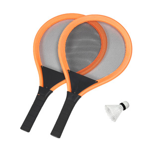 ไม้แบดมินตันและไม้เทนนิสผ้าตาข่ายสำหรับเด็กพร้อมลูกบอลและลูกขนไก่สำหรับเล่นกลางแจ้งและการฝึกกีฬา - Product Image 2