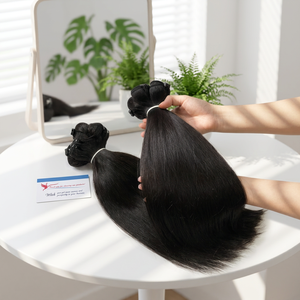 Extensiones de Cabello Humano Vietnamita 100% Natural, Liso, con Rizos Definidos y Ajustados, Larga Duración, Cutícula Alineada, de Primera Calidad - Product Image 1