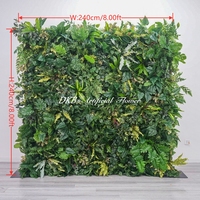 Mur végétal artificiel sur le thème de la nature sauvage, toile de fond montagne et prairie, mur artificiel de Monstera Deliciosa pour l'aménagement de verdure en magasin