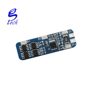3S 10A 12V lityum pil şarj cihazı koruma levhası modülü 10.8V 11.1V 12.6V için 3 adet 18650 Li-ion pil hücre şarj BMS - Product Image 4