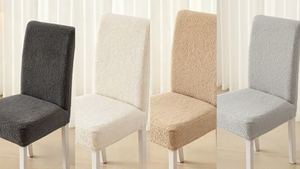 ปลอกโซฟาผ้ากำมะหยี่เท็ดดี้หนานุ่ม <span class=keywords><strong>ล</strong></span>ดราคาพิเศษ พร้อมป<span class=keywords><strong>ล</strong></span>อกหุ้มเก้าอี้ทานข้าวแบบสาก<span class=keywords><strong>ล</strong></span> สำหรับโต๊ะอาหาร ซักมือได้ - Product Image 6