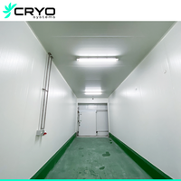 Chambre de congélation rapide haute capacité avec technologie de congélation rapide, moteur, panneaux PU/PIR pour usage commercial, préservation alimentaire