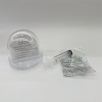 Coque de ballon à eau vide et transparente pour globe à eau remplissable DIY, bouteille à remplir pour artisanat scintillant, accessoire de jouet éducatif pour enfants