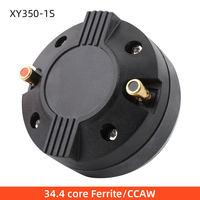 Haut-parleur de compression en titane XY350-1S 34 mm HF, aimant aérospatial 34 noyaux, 60 W max, 8 ohms, pour réparation de haut-parleurs et audio DIY