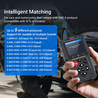 Herramienta de Diagnóstico Universal para Automóviles TOPDIAG M60, Lector de Códigos de Error del Motor, Reinicio de ECU, Escáner OBD para Motocicletas