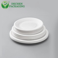 Assiettes et bols en papier kraft jetables écologiques, emballages alimentaires personnalisés, bols à salade à emporter, couvercles, pour fêtes, micro-ondables, biodégradables
