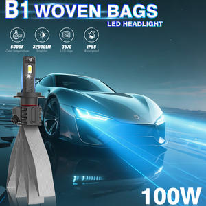 Faros delanteros LED Xenplus B1 100W tira de cobre trenzado Universal refrigeración coche sin ventilador 3570 H1 H4 H7 H11 9005 bombillas de faros LED - Product Image 2