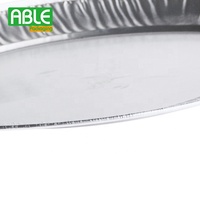 Plaques jetables en feuille d'aluminium, plateaux à aliments ovales de couleur argent, plateaux pour le poisson, 12 pièces