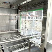 Laveuse et sécheuse de paniers, caisses, palettes et plateaux de traitement alimentaire commercial automatique à haute efficacité WINBOND