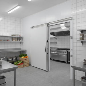 Puertas Personalizadas para Cámaras Frigoríficas de Acero Inoxidable, Puerta para Cuarto Frío con Elevación Vertical - Product Image 1