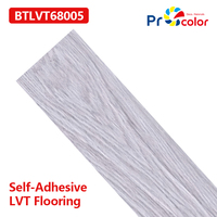 Suelo Vinílico LVT Autoadhesivo, Resistente al Agua, con Aspecto de Madera, Fácil de Instalar, Resistente al Aceite y al Calor, Ideal para Cocina