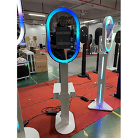 Portable Selfie Photo Booth Wedding for Party iPad DSLR Photo Booth with Printer Shelf Attached