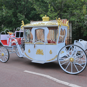 Offre Spéciale : Carrosse Électrique Royal Blanc Classique Sans Chevaux pour Hôtels de Luxe et Mariages – Transport de Style Vintage - Product Image 4