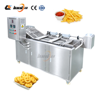 Friteuse à Corndogs SUS304, Friteuse à Eau, Friteuse à Frites, Friteuse à Pommes de Terre, Friteuse à Bananes, Friteuse Continue pour Tortillas avec Bande de Coton Anti-flottant