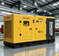 Générateur diesel silencieux à faible consommation de carburant 50 kVA 80 kVA 100 kVA Groupe électrogène industriel