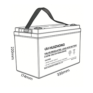 鉛蓄電池<span class=keywords><strong>12V</strong></span> 100AH長寿命UPS & ソーラーストレージ - Product Image 1