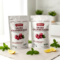 Sachet refermable personnalisé pour fruits secs, snacks, haricots, graines, poudres, noix, épices et assaisonnements, avec fermeture éclair, type stand-up