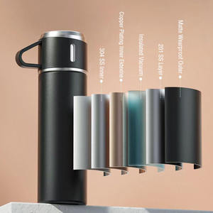 Muestra gratis Termos Para <span class=keywords><strong>Caf</strong></span> Con Taza Thermos Set X 3 Thermos Coffee Acero - Product Image 3