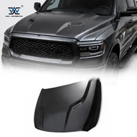 Best Selling 4X4 Parts Stainless Steel Engine Hood Modified Black Engine Protector for Ram 1500 2014-2020