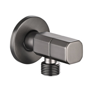 Large Flow Lengthened 4-Minute Angle <strong>Shattaf</strong> Triangle Valve Full Copper Thickened <strong>Hot</strong>/<strong>Cold</strong> Water Check Valve for Bathroom Water - Product Image 1
