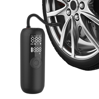 Pompe à air compacte et portable, gonfleur de pneus, arrêt automatique, 5 modes pour ballon/vélo/pneu de voiture, 2000 mAh, 150 PSI, type C avec lumière d'urgence
