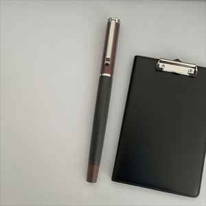 High Quality Luxury <b>Gold</b> Uv Printing Metal Fountain Custom Logo Brass Scratch Resistant Ballpoint <b>Pens</b> Business - Product Image 2