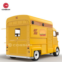 Camion de restauration rapide électrique, chariot de nourriture mobile, remorque, chariot de vente de hot-dogs, chariot de vente de glaces, restaurant mobile personnalisé à grande vitesse, 1600 kg