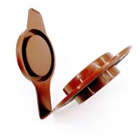 CHINABEES Couvercle de mangeoire d'abeille en plastique Support de boîte de ruche Support Support d'apiculteur Fournitures d'apiculture Accessoire Abeille
