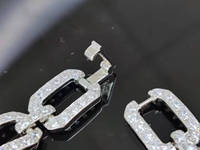 Pulsera de Eslabones Cubanos de 10 mm con Incrustaciones de Circonitas, Joyería de Moda Hip Hop, Pulsera de Regalo Unisex para Hombres y Mujeres