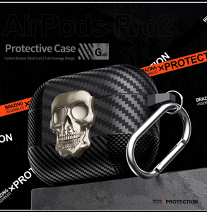 Étui de protection pour écouteurs housse antichoc pour Airpods 1 Pro 2 <span class=keywords><strong>3</strong></span> 4 ANC housse <span class=keywords><strong>coque</strong></span> de Texture en Fiber de carbone noire pour Coques AirPods4 - Product Image 2