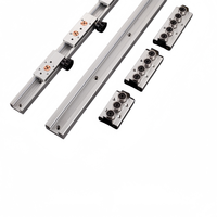 Rail de guidage linéaire à double axe intégré SGR10 SGR15 SGR20 SGR25N avec glissière à rouleaux externe silencieuse en aluminium