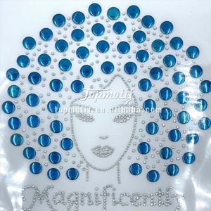 พลอยเทียมรูปสาวแอฟโฟรประดับพลอยเทียมสำหรับเสื้อยืดพลอยเทียมสไตล์พรีเมี่ยมสำหรับตกแต่งเสื้อผ้าออกแบบได้ตามต้องการ - Product Image 4