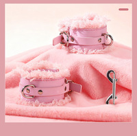 SM Fun Rose Mignon Ensemble de cinq pièces pour entraves Doux Désir Vent Peluche Produits pour adultes Jouets intimes Accessoires de punition BDSM
