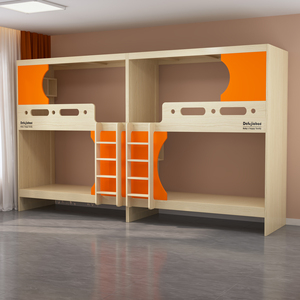 Двухъярусная кровать для взрослых, двухъярусная кровать для взрослых в общежитии или школе - Product Image 4