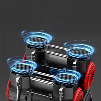 XUHU Mini compresseurs d'air sans huile moteur noir Piston à faible bruit 220V usage domestique Portable pompe refroidie par Air vente de noyau de moteur
