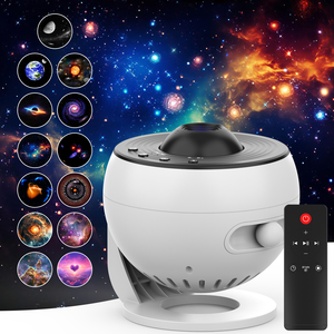 Planetarium Proyector Camping Lámparas estrelladas, 13 en 1 HD Star Projector Galaxy Light con temporizador - Product Image 1